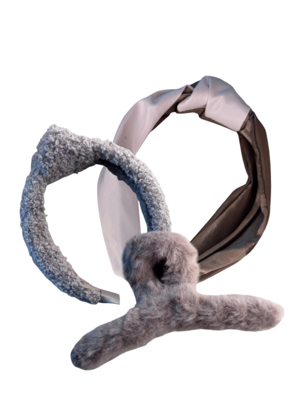 🐑Textural Healing Vibe Capsule: Two Headbands & Biggie Claw